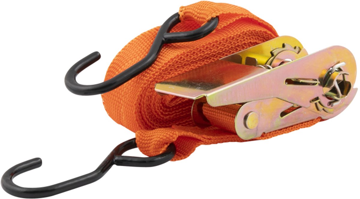 Sjorband 25 mm x 5 m + haken - TRAILERGEAR