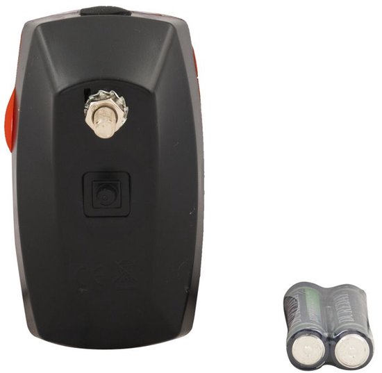 Benson Fietsachterlicht - rood - LED - achterlicht - 2x AAA - 8 x 4 cm - op batterij - fietsverlichting — afbeelding 3