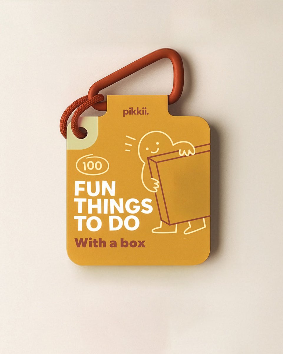 pikkii Fun Things To Do with a Stick – Creatieve Knutselkaartjes | Buitenactiviteiten & Origineel Spel voor Kinderen 85 x 95 x 15 mm