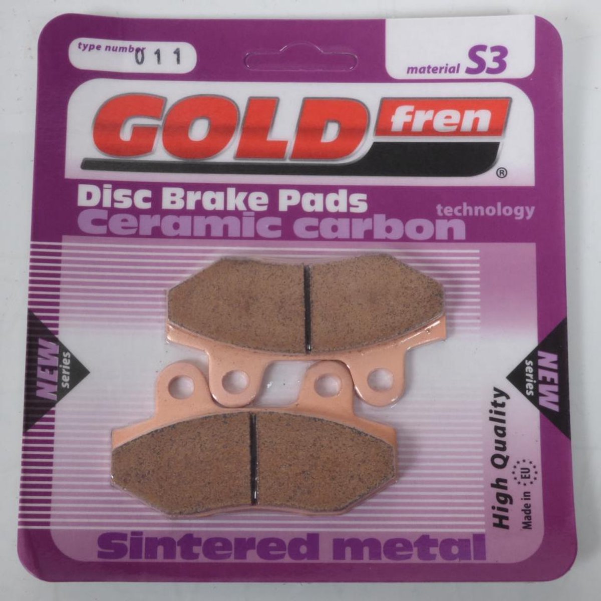 Plaquette de frein Gold Fren pour Moto Chinois 100 motocycle Neuf