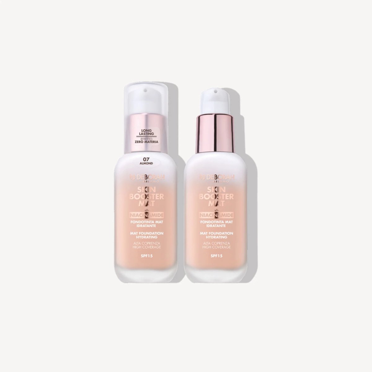 Deborah Milano Skin Booster Mat Foundation 07, Almond