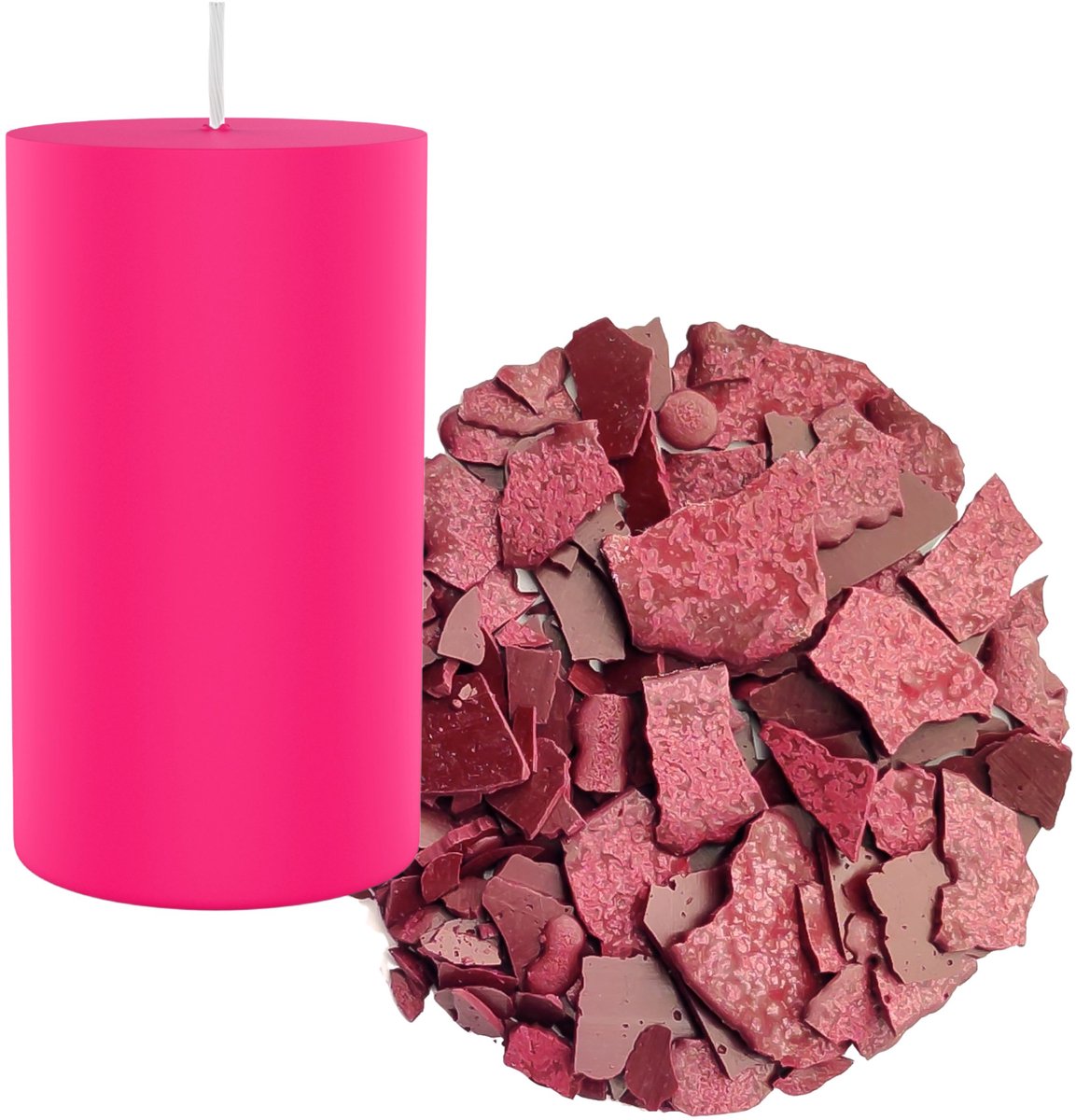 TopWosk Kaarskleurstof - Kaarsen pigment - Roze - Intensieve kleur - Duurzaam en veelzijdig