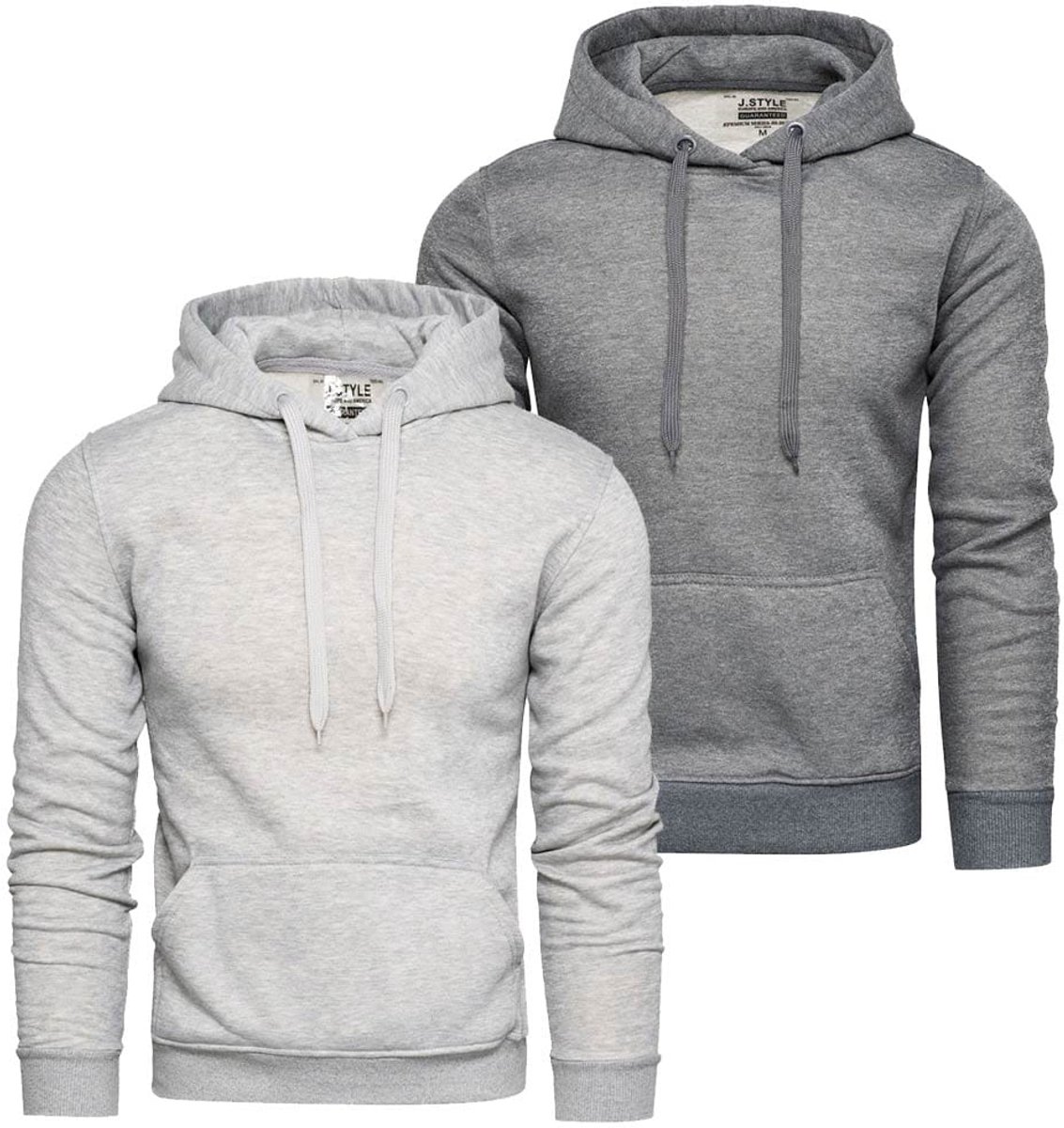 Recea - Heren Hoodie Set - Grijs/Grafiet - Maat M
