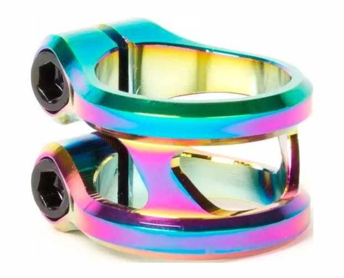 Ethic Sylphe - Stuntstepklem - Rainbow - Aluminium - Dubbel