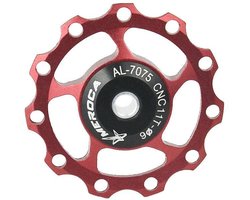 Meroca Serie - Derailleurwieltje - Aluminium - Rood - 11T