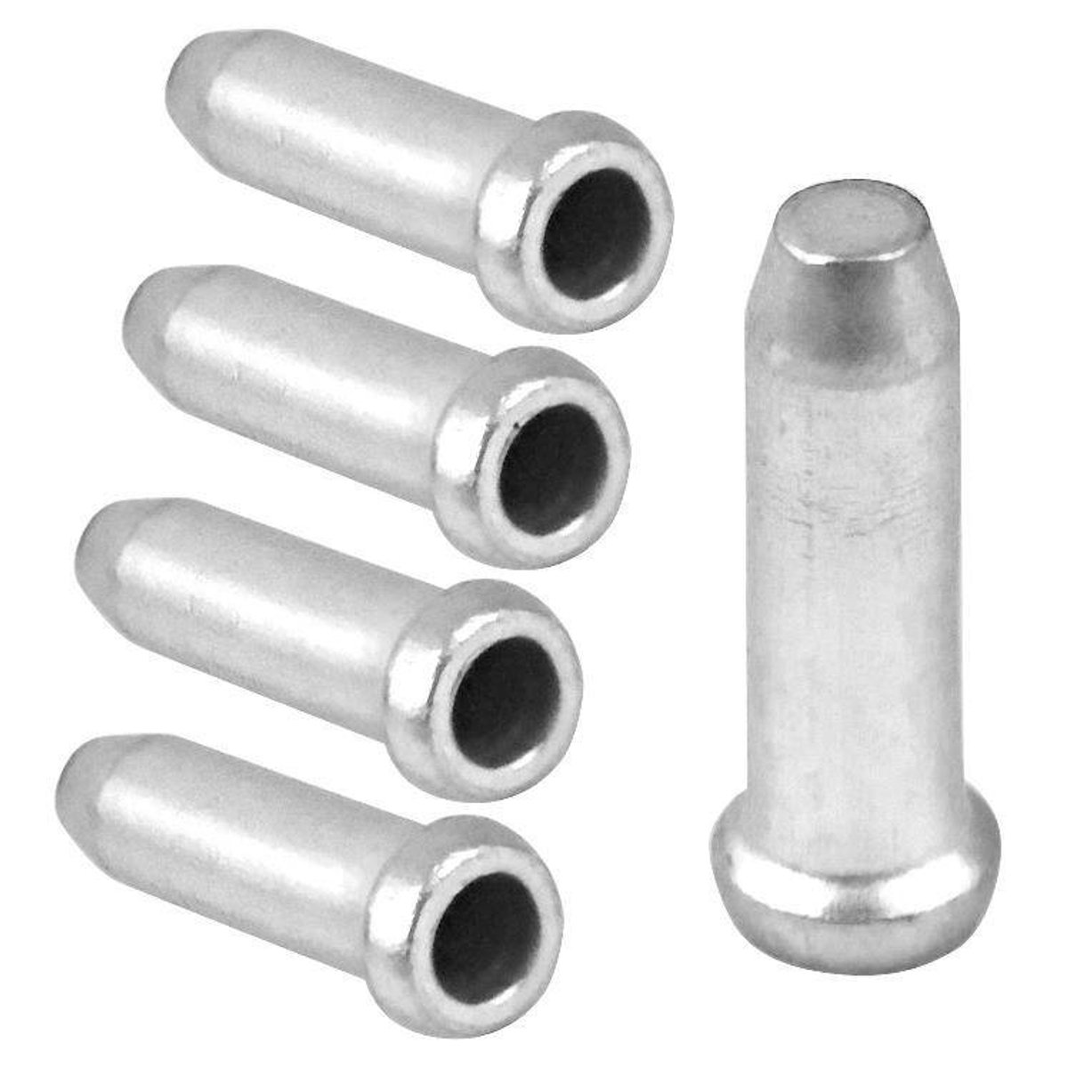 Accent - Eindkappen - Aluminium - 2,3 mm - 5 stuks
