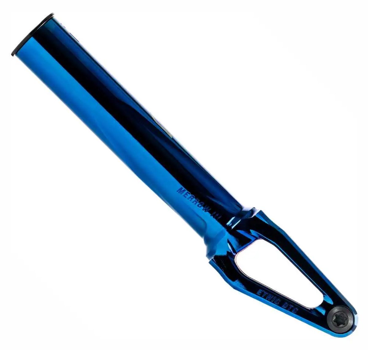 Ethic Merrow V3 - Stuntstepvork - Blue Chrome - Aluminium 7075 - 145mm
