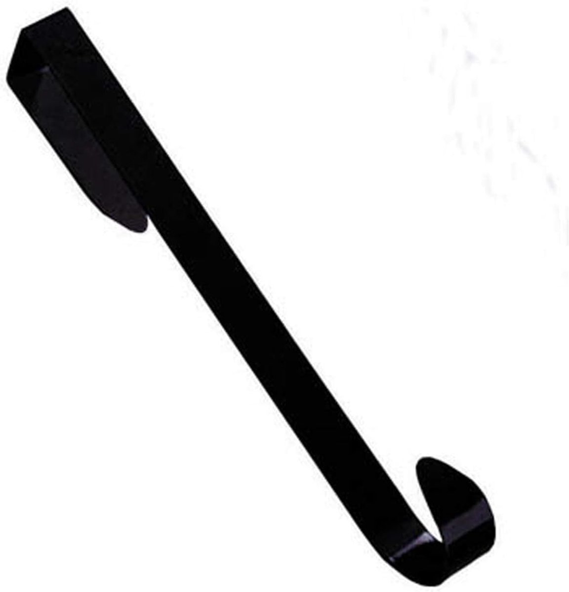 Deur Hanger - Over Deur Haak - Ruimte Besparen - Stevig Metaal - 35cm Hoog - Zwart
