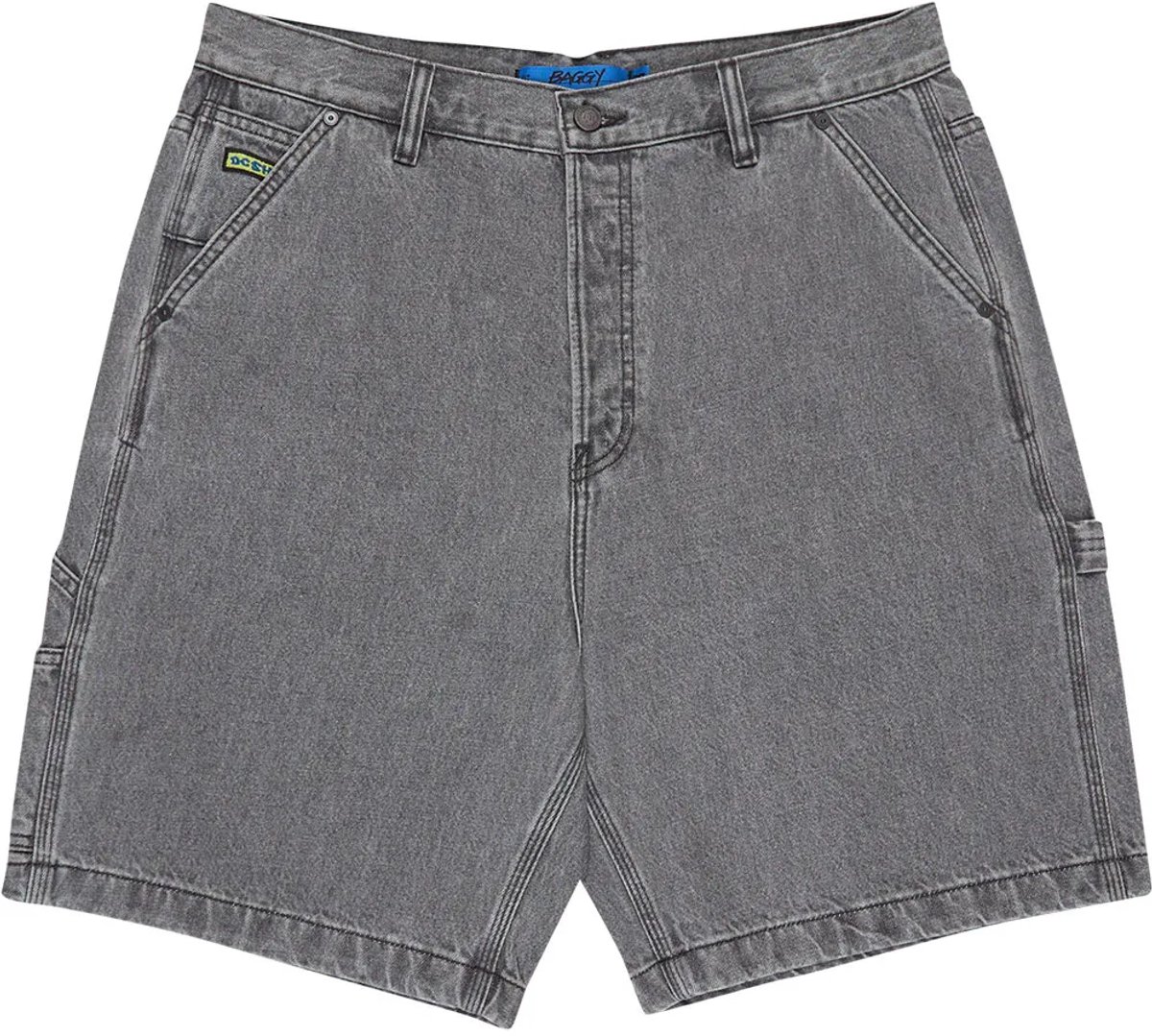 Dc Shoes Edyds03037 Carpenter Baggy Fit Korte Jeans 33 Man Grijs