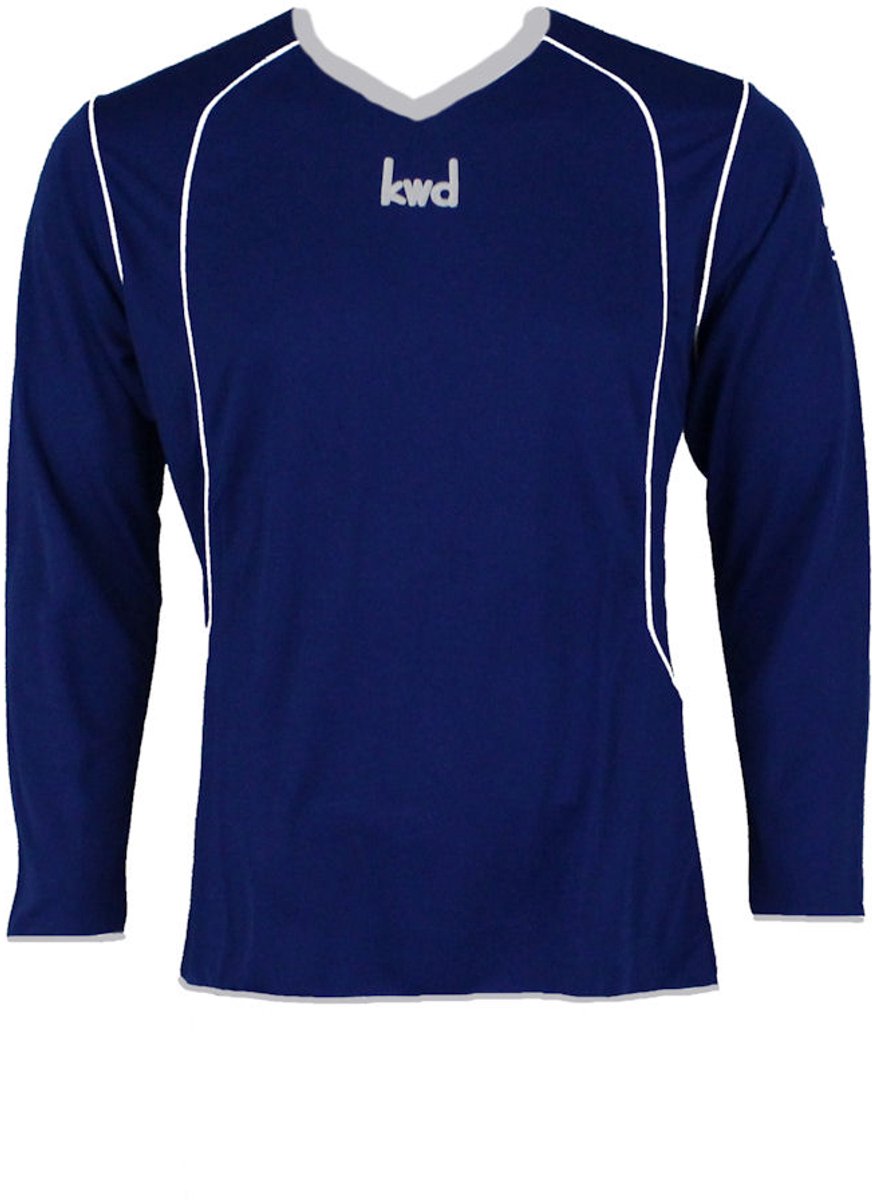 KWD Sportshirt Victoria lm, mt XL, kobaltblauw/wit