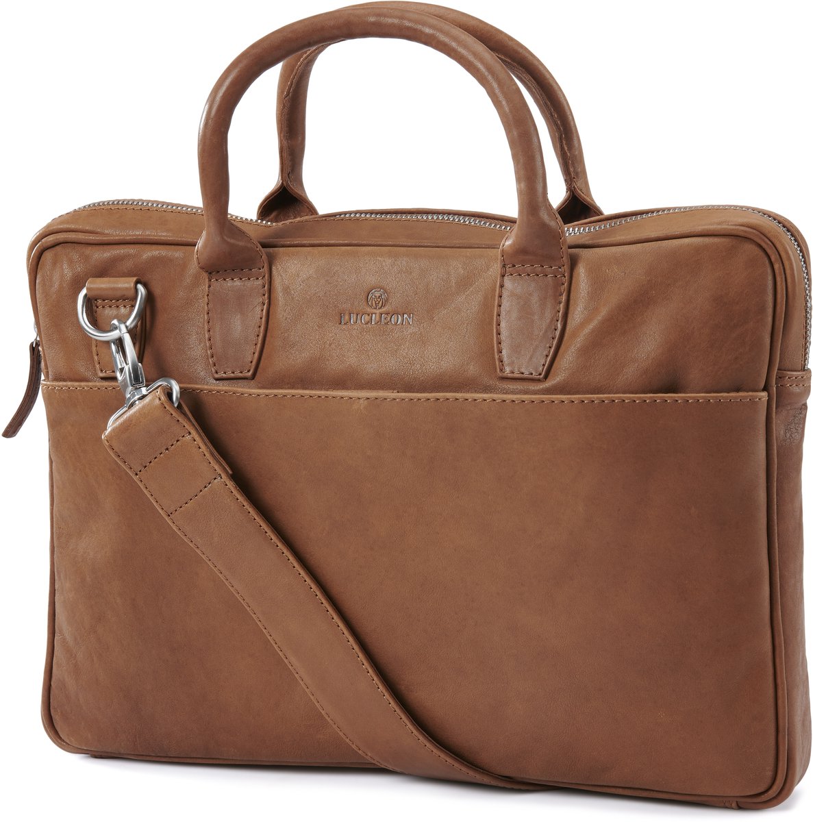 Cambodia Dunne 13 " Executive Tankleurige Lederen Tas