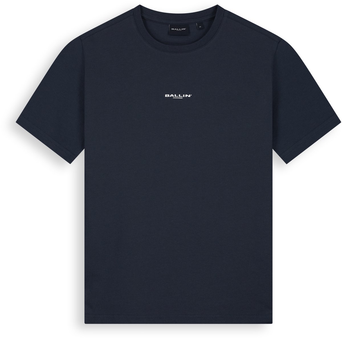 Ballin Amsterdam - Jongens Regular fit T-shirts Crewneck SS - Navy - Maat 8