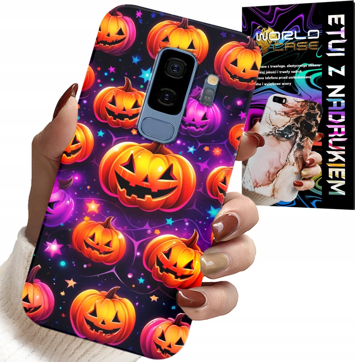 HOESJE VOOR SAMSUNG GALAXY S9 PLUS - HALLOWEEN, SALEM, ENGE POMPOENEN, PATRONEN
