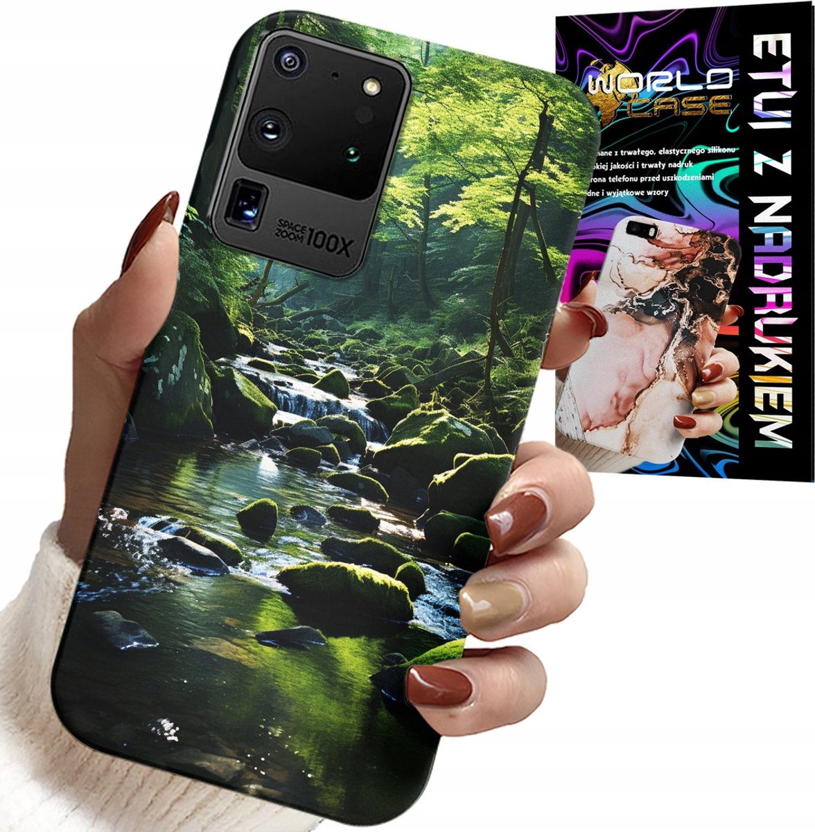 HOESJE VOOR SAMSUNG GALAXY S20 Ultra - NATUURLIJK UITZICHT OP BOS, RIVIER EN BEK