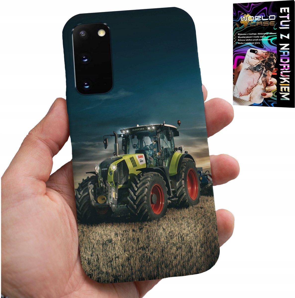HOESJE VOOR SAMSUNG GALAXY S20 - TRACTOR, LANDBOUWTRACTOR, PATRONEN