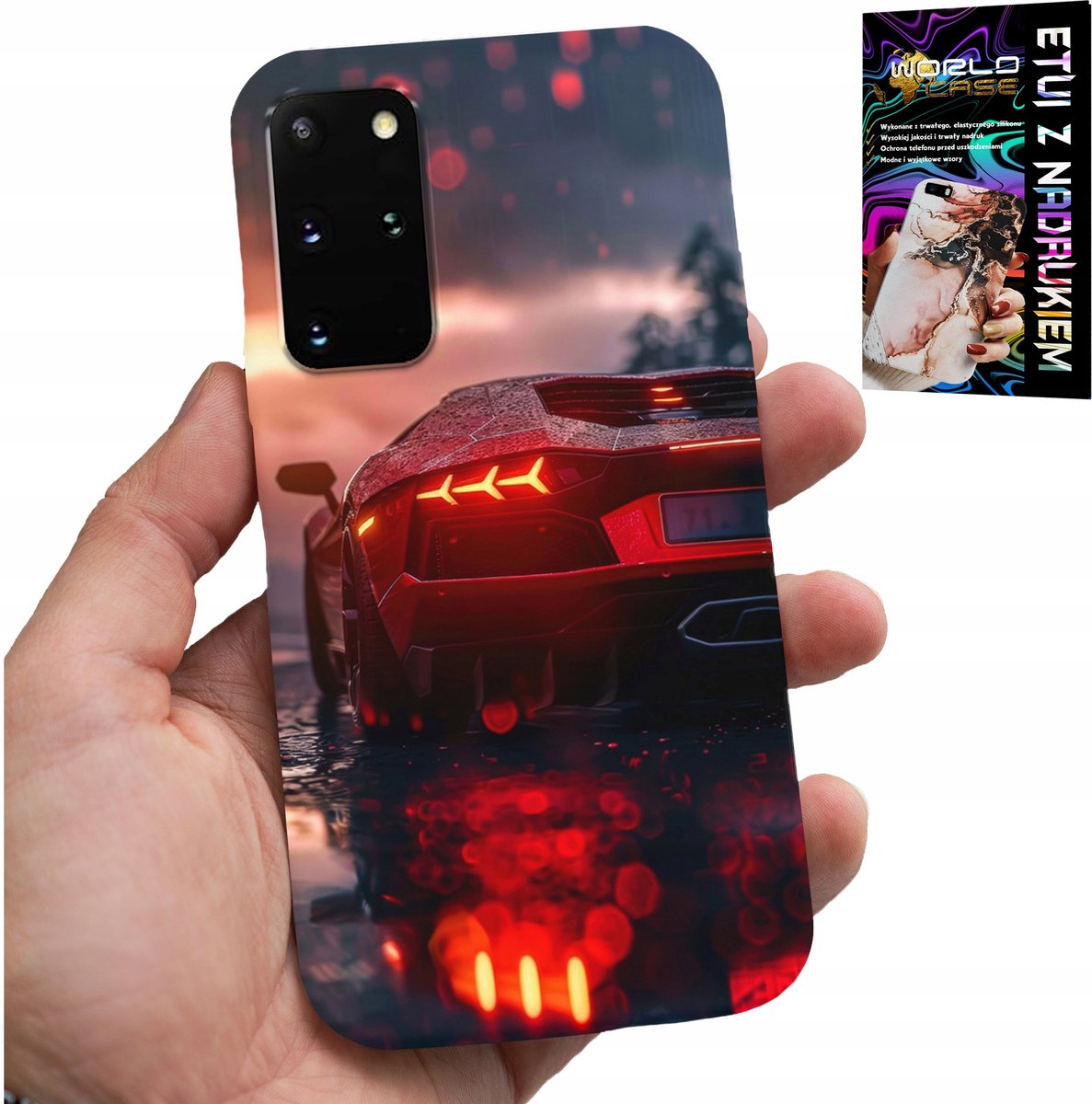 HOESJE VOOR SAMSUNG GALAXY S20 PLUS - LUXE AUTO'S, MEGA PATRONEN, COVER