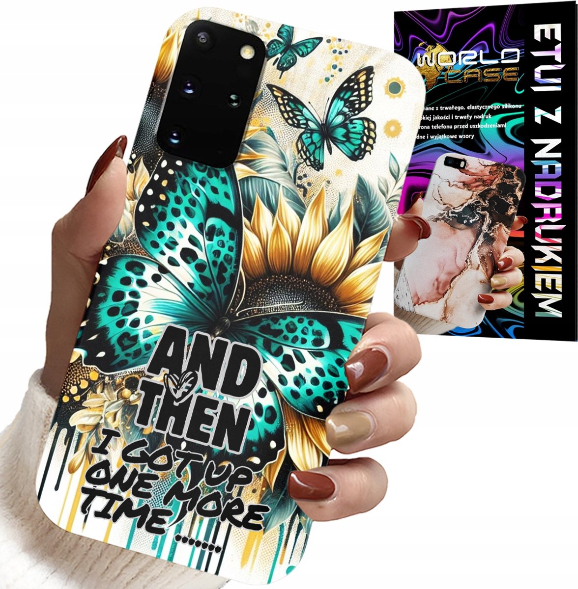 HOESJE VOOR SAMSUNG GALAXY S20 PLUS - AND THEN I GOT UP, FEMININE PATTERNS + FILM