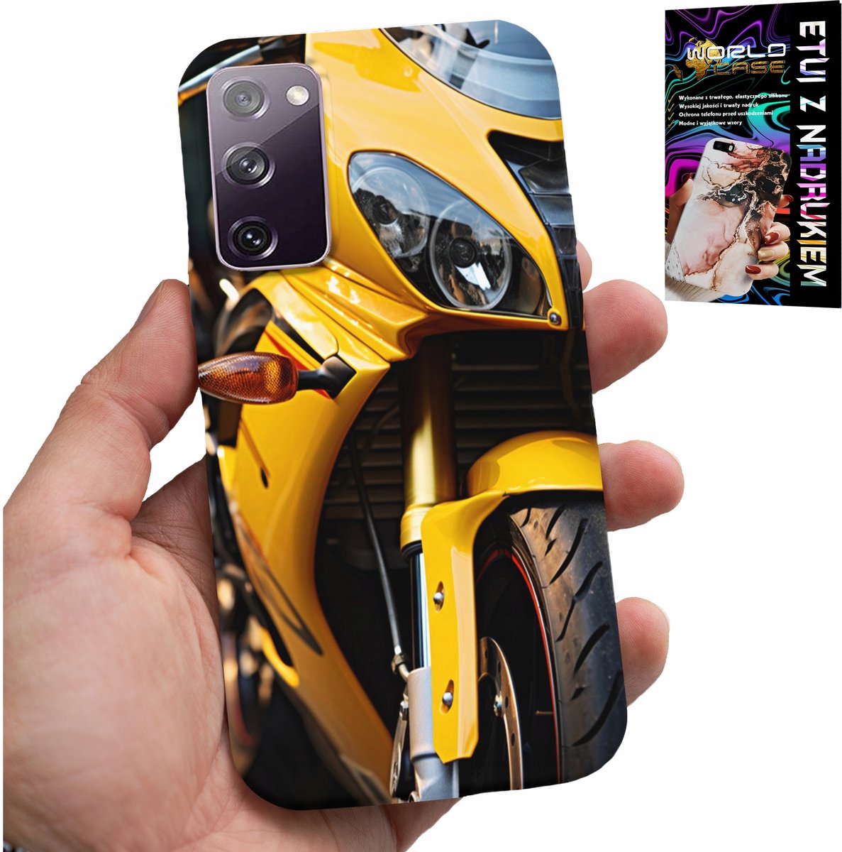 BEHUIZING VOOR SAMSUNG GALAXY S20 LITE - MOTORFIETS VENTILATOR ACHTERKANT BEHUIZING