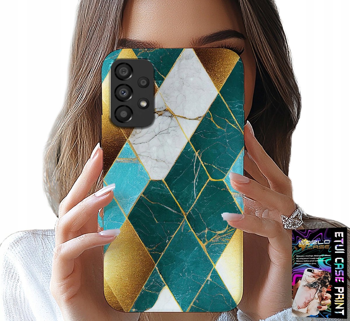 HOESJE VOOR SAMSUNG A52 / A52S - ELEGANT EN MODIEUS PATROON + FILM