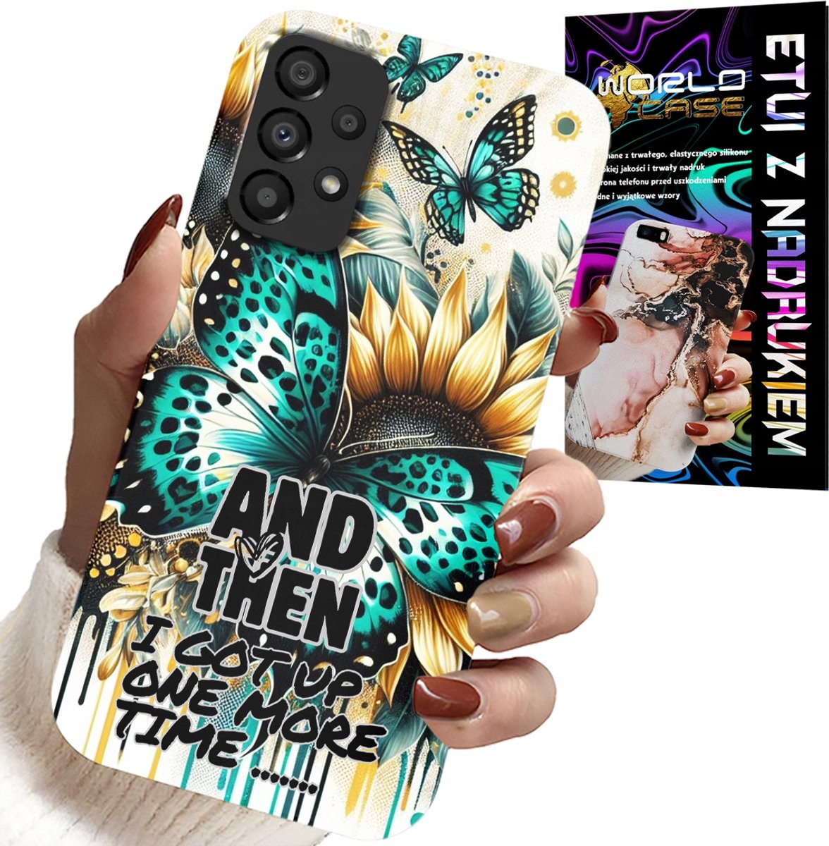 HOESJE VOOR SAMSUNG A52 / A52S - AND THEN I GOT UP, FEMININE PATTERNS + FILM