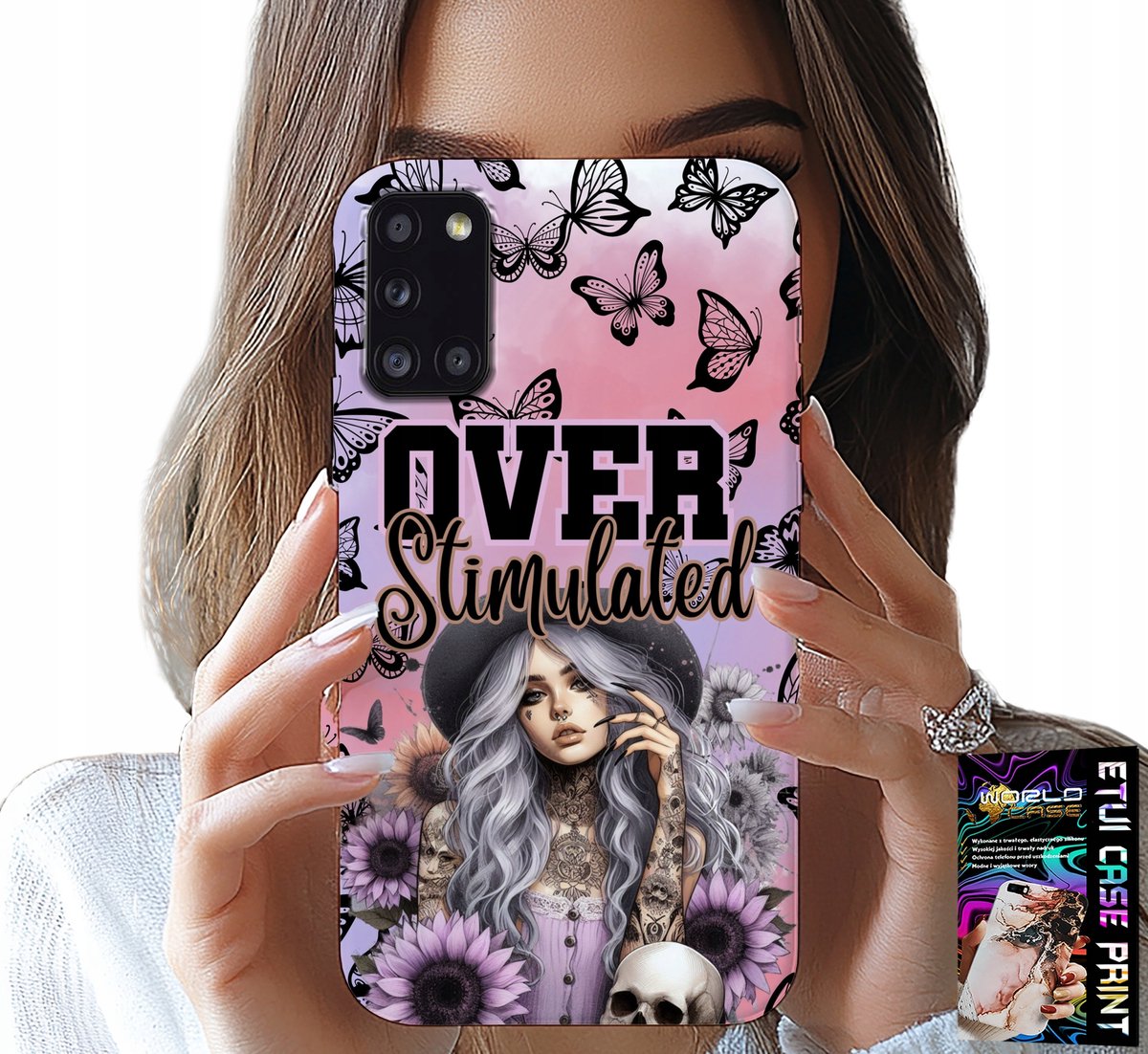 HOESJE VOOR SAMSUNG GALAXY A31 - OVERSTIMULEREND, TIENERPATRONEN, HOESJE