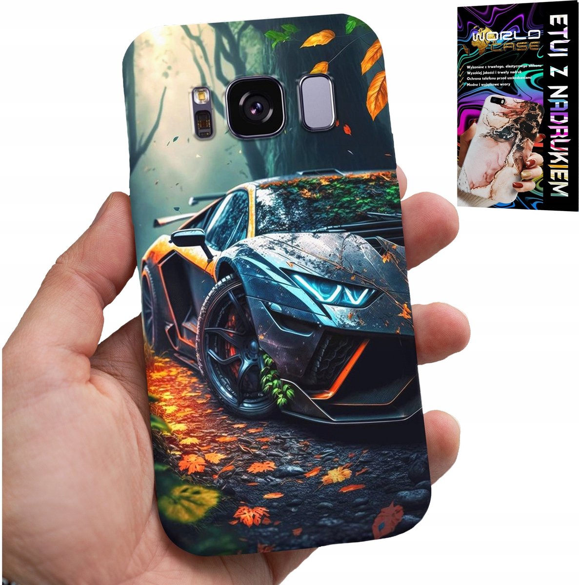 HOESJE VOOR SAMSUNG GALAXY S8 - LUXE AUTO'S SUPERCAR PATRONEN