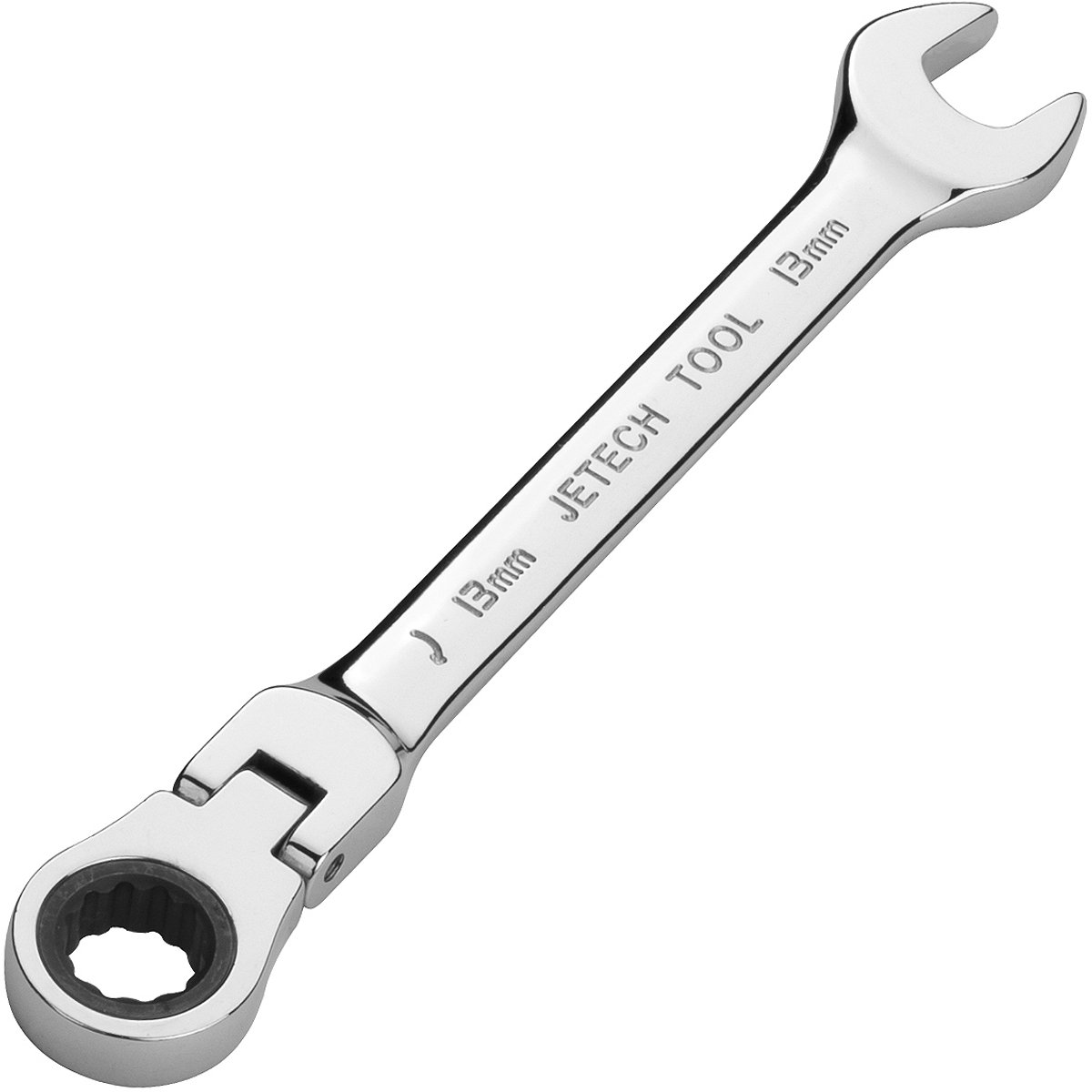 Jetech Flexibele Ratelsleutel 13 mm – Metrisch – Flexibele Kop – CR-V