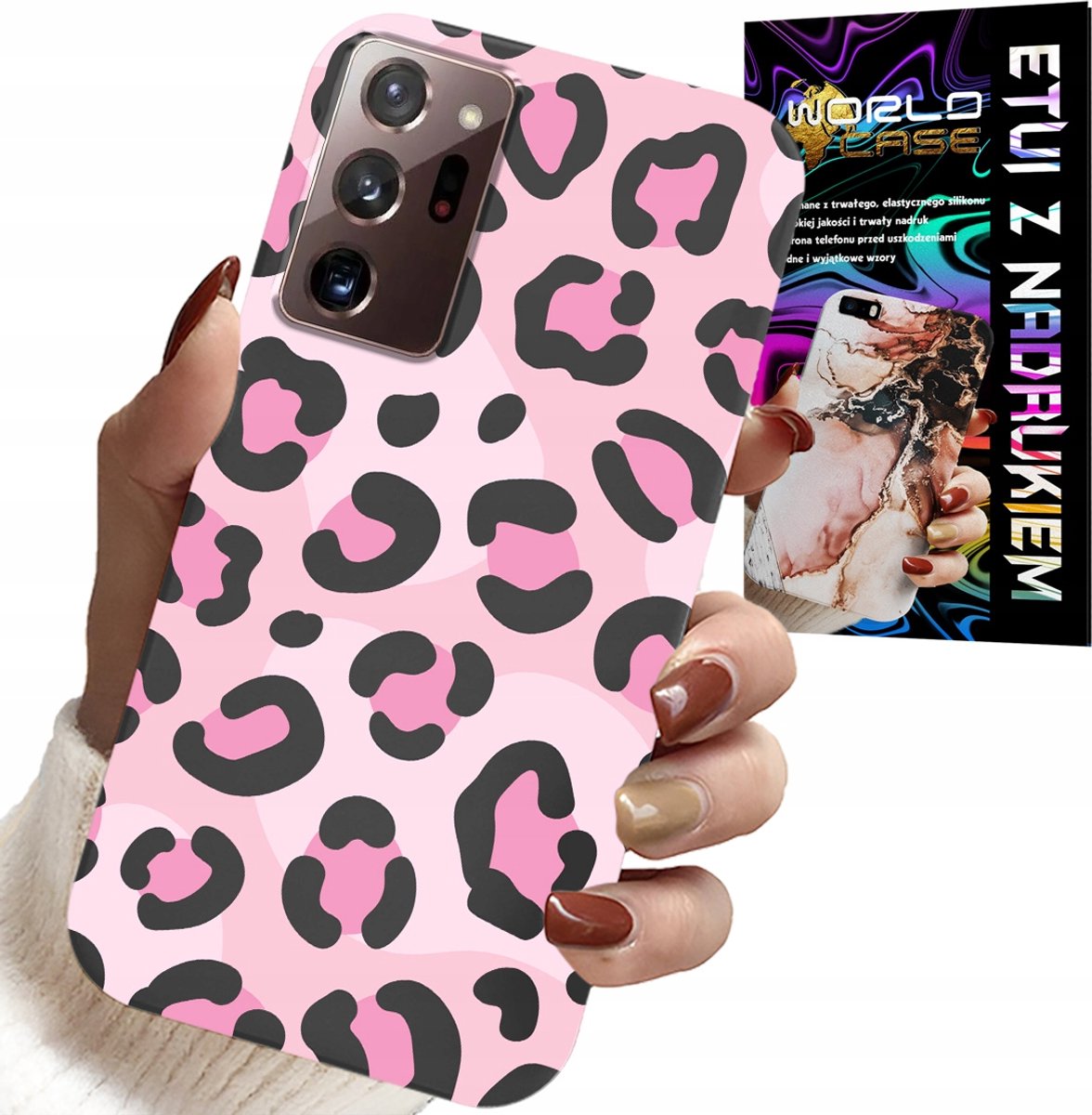 HOESJE VOOR SAMSUNG NOTE 20 ULTRA - ROZE LUIPAARD PANTHER VROUWELIJKE PATRONEN