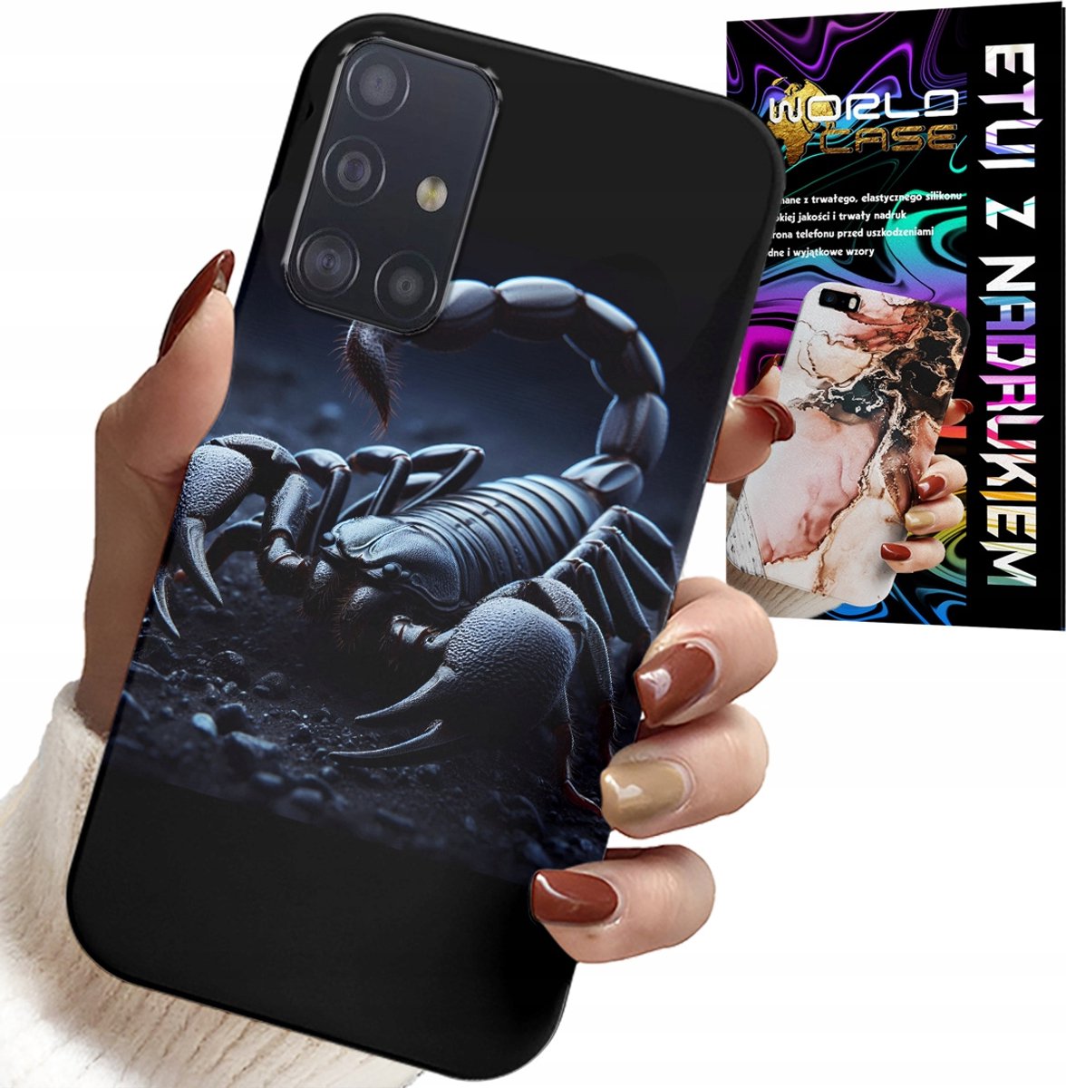 HOESJE VOOR SAMSUNG GALAXY A51 - SCHORPIOEN, SCHORPIOENEN + HYDROGEL FILM