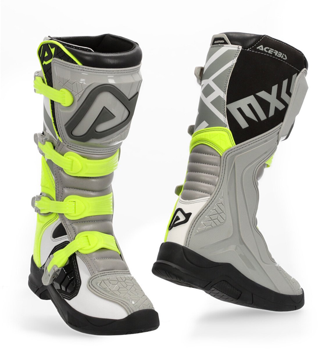 Acerbis X-Team Grijs Gele Crosslaarzen - Laars
