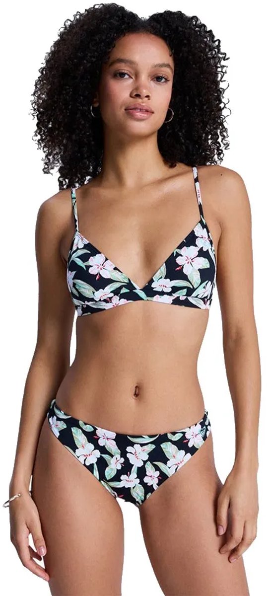 Roxy Essentials Pt Fixed Triangle Cheeky Bikini XL Vrouw Antraciet