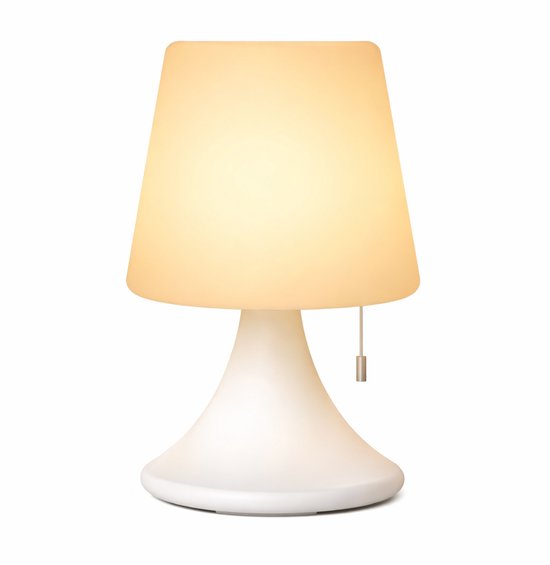 Draadloze Tafellamp Buiten - Table Lamp Outside - Oplaadbaar via USB & Solar - Op zonne-energie - RGB & Warm Wit - Regenbestendig - Waterdicht IP44 - Met Afstandsbediening - Sfeerverlichting voor Tuin, Balkon & Terras