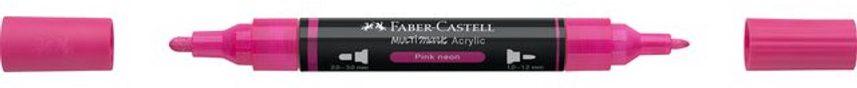 Acrylmarker Faber Castell Multimark 253 pink neon - FC-185953
