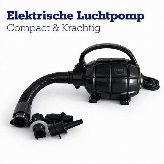 One Movement® Elektrische Luchtpomp 600W – SUP, Airtrack & Boot – 220-240V Krachtig & Snel — afbeelding 2