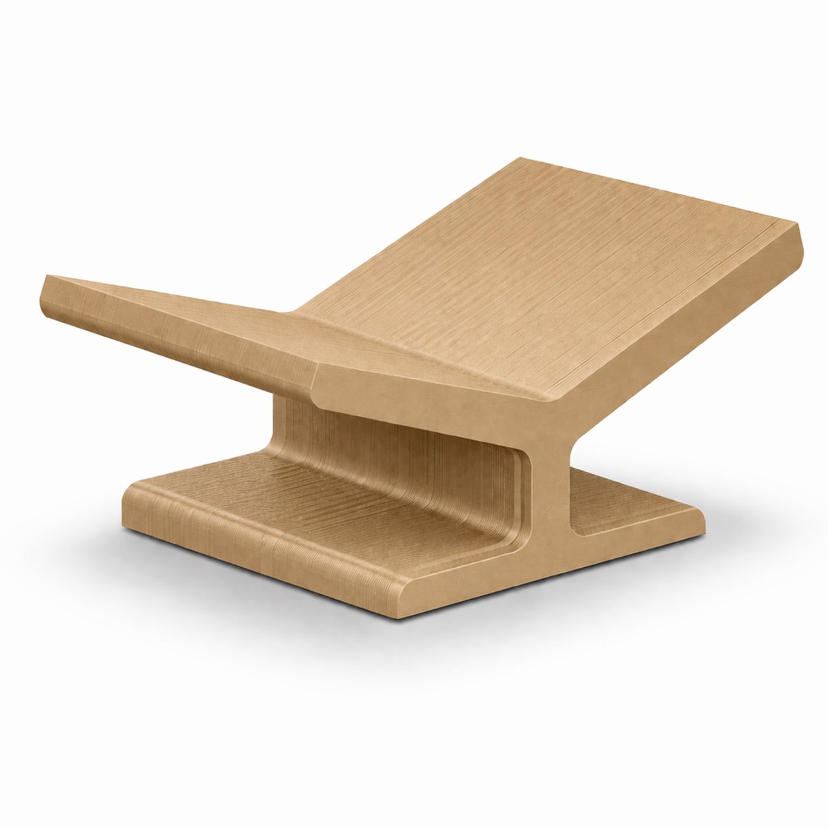 Boekenstandaard Ergonomisch – Boekhouder / Kookboek Standaard – Display Stand voor Boeken, Documenten & Presentaties – Kunststof – 30x18x12 cm – Bureau, Keuken & Beurs Display - Oak