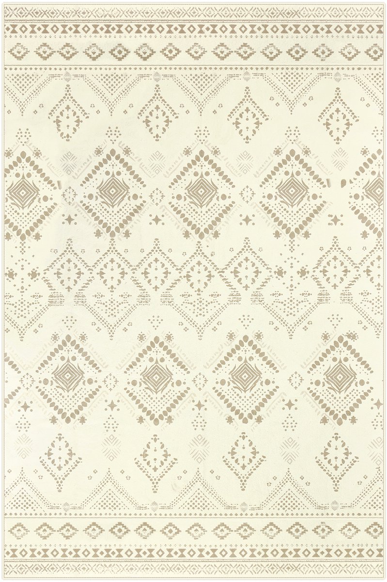 SONGMICS HOME TAR027LF01 - Vloerkleed voor Woonkamer Slaapkamer - Antislip - Wasbaar - Boho Stijl