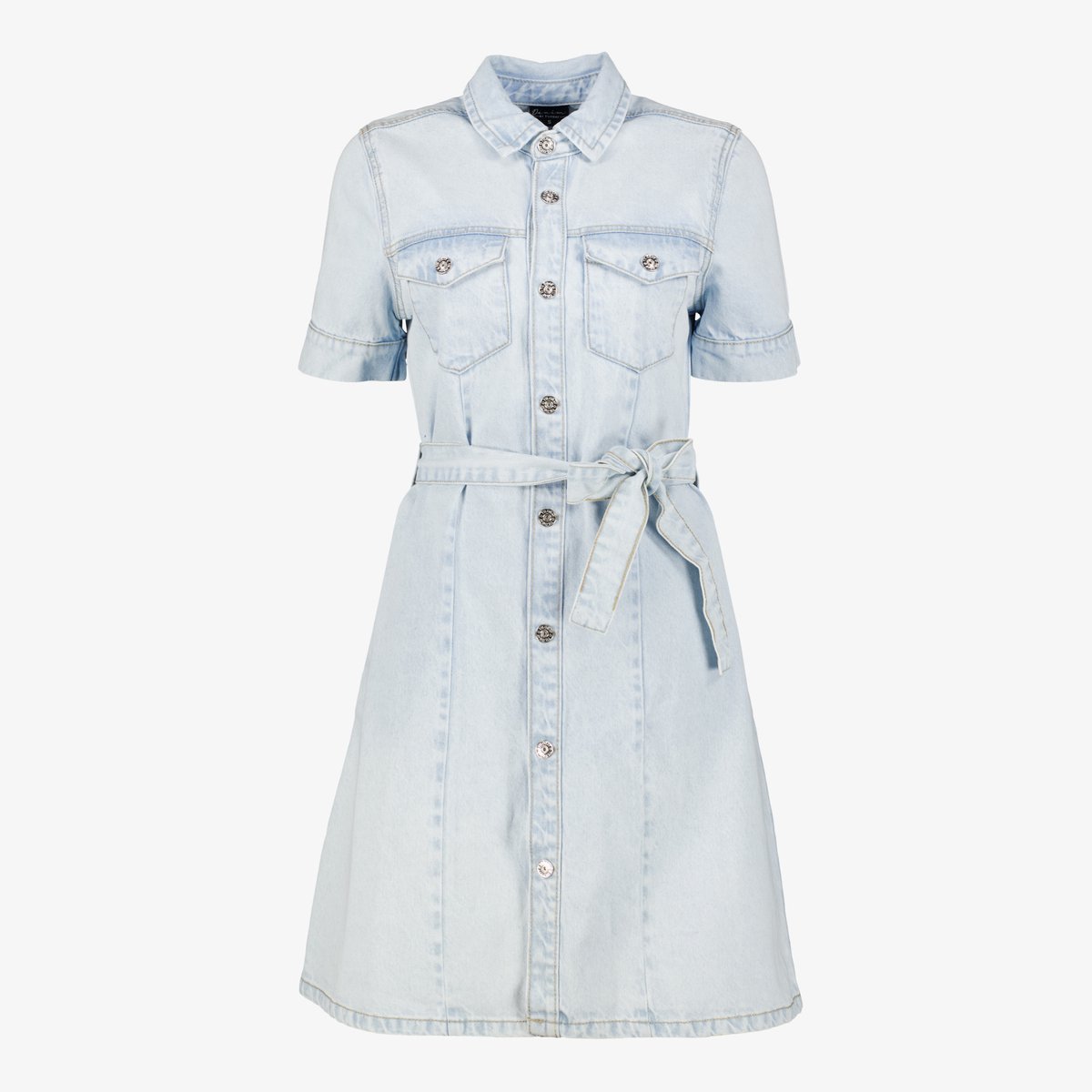 TwoDay dames denim jurk lichtblauw - Maat XS