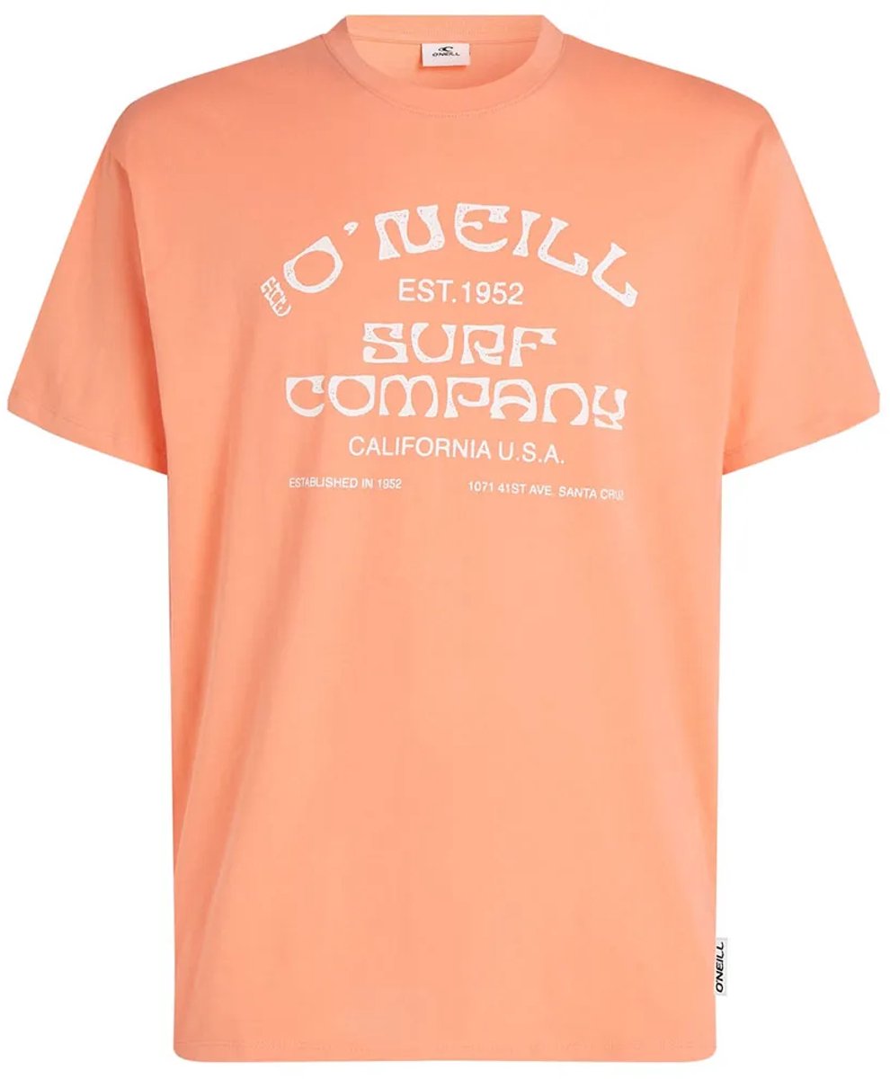 O´neill Muir T-shirt Met Korte Mouwen L Man Funky Peach