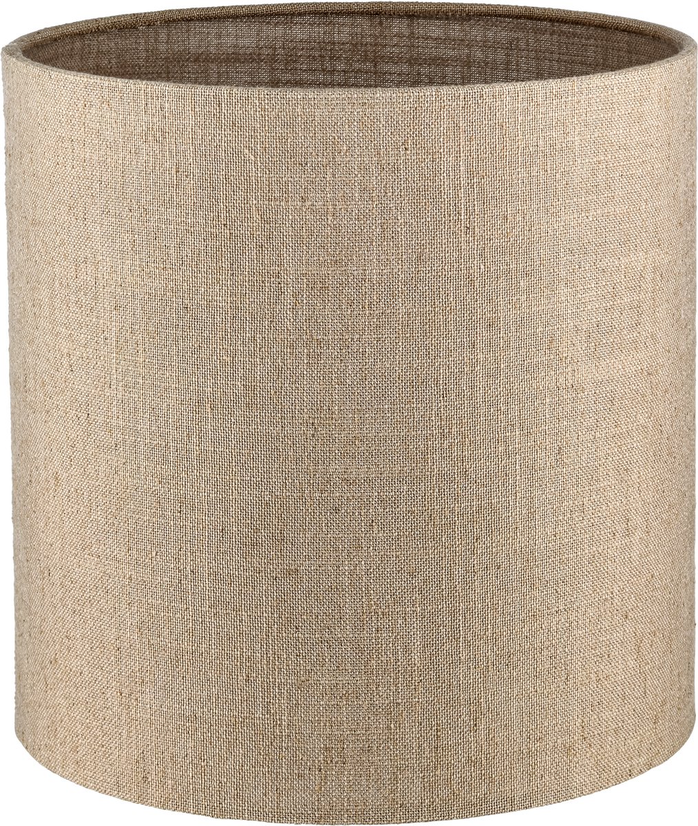 Lampenkap Cilinder - 25x25x30cm - Oslo linnen coffee