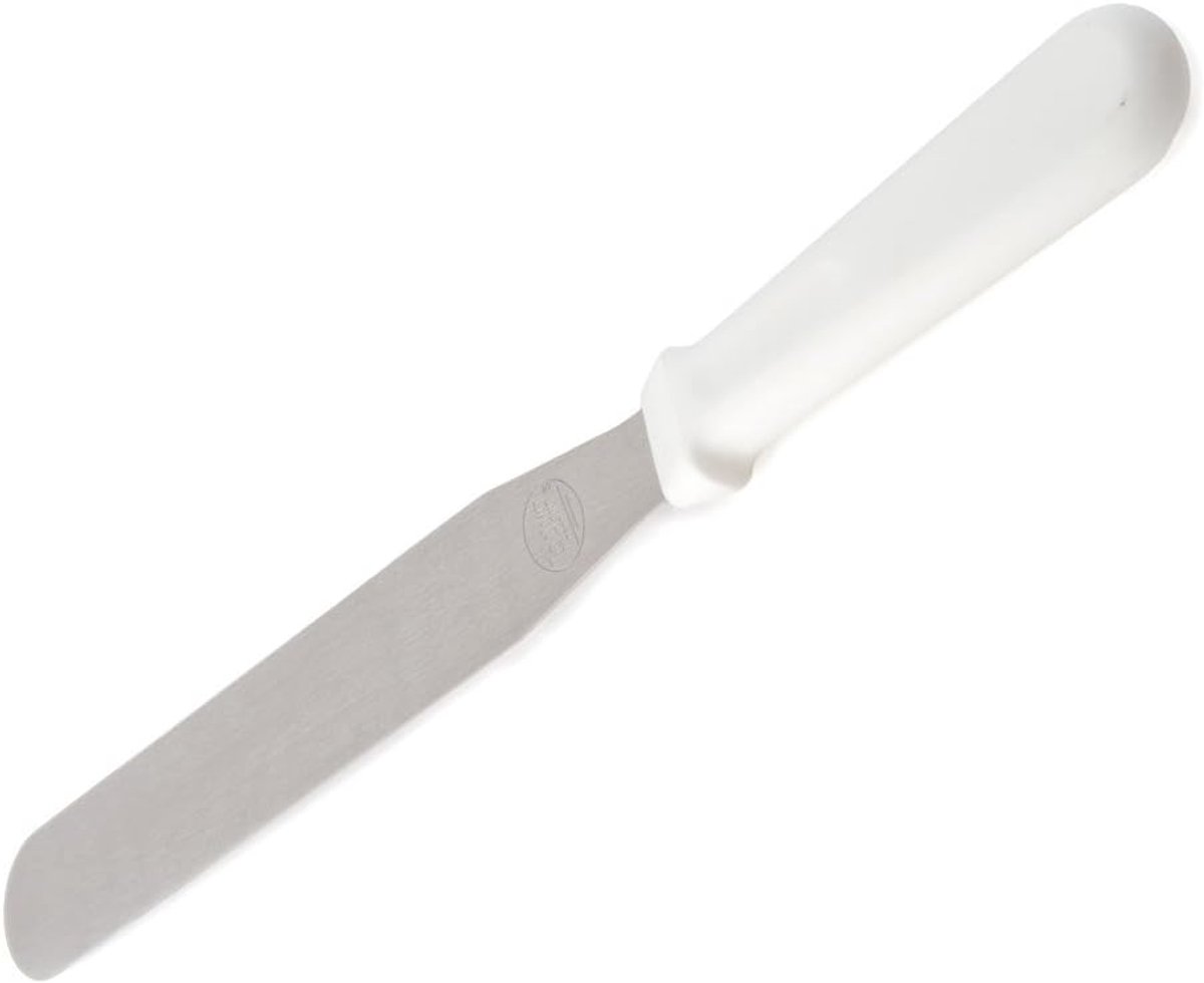 Icing Spatel - Taart Decoratie - Bakken en Koken - Roestvrijstalen Blad - 20 cm Lengte - Zilver