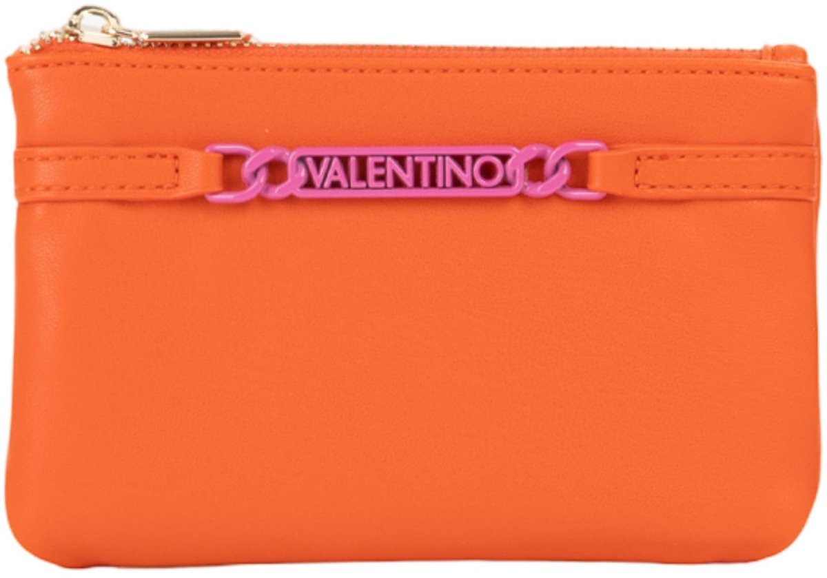 VALENTINO kaarthouder Ebe Zip Around Wallet Aranc / Fuxia oranje