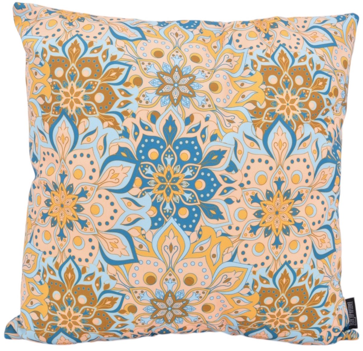 Gek op Kussens! Sierkussen Mandala Pattern #3 | 45 x 45 cm | Katoen/Polyester blauw