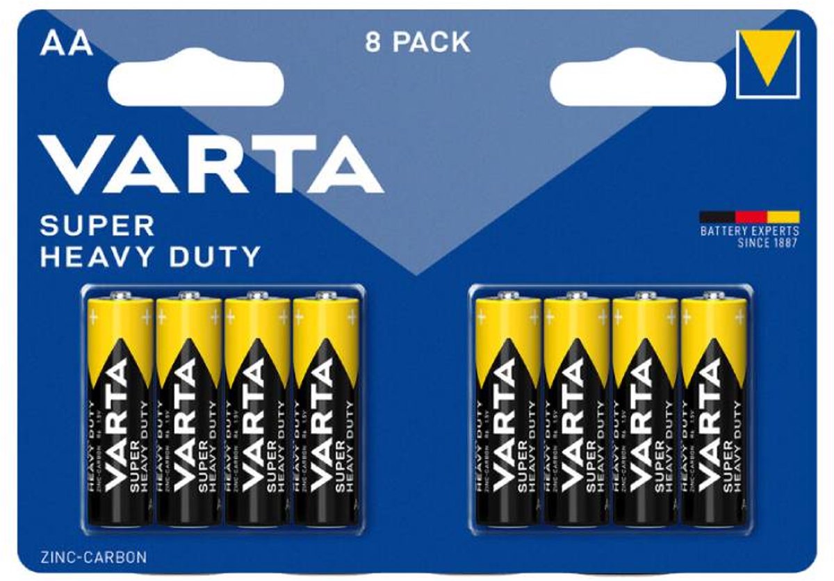 Varta Batterijen Aa Superlife R06 1,5v Zink-carbon 8 Stuks