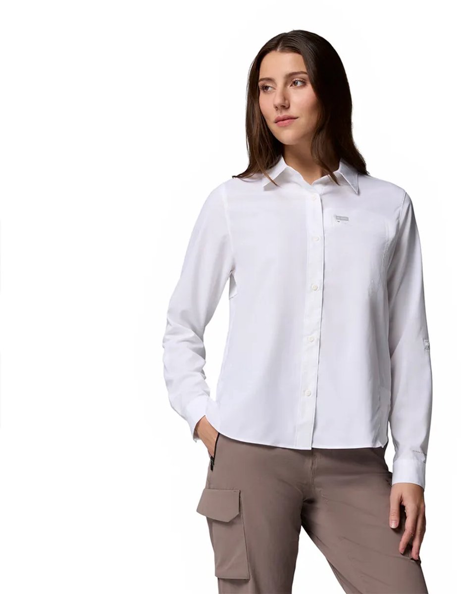 Columbia Ridge™ Utility Ii T-shirt Met Lange Mouwen Vrouw Wit