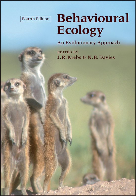 Behavioural Ecology - cover