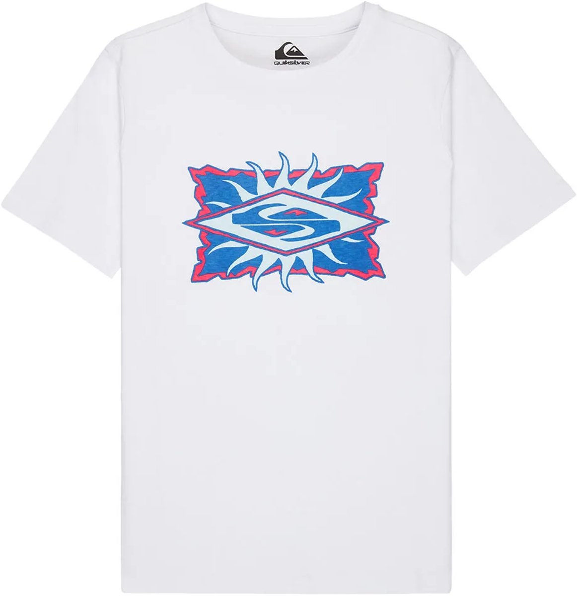 Quiksilver Starfish Stamp T-shirt Met Korte Mouwen 16 Years Jongen Wit