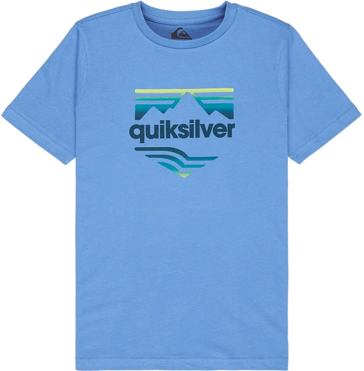 Quiksilver Horizon Fade T-shirt Met Korte Mouwen 14 Years Jongen Blauw