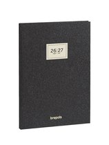 Agenda 2026 A5 – Weekoverzicht – 18 Maanden (jan 2026 – Juni 2027) – Hardcover – Met Tabbladen, Stickers, Pennenlus En Binnenzak – Zwart