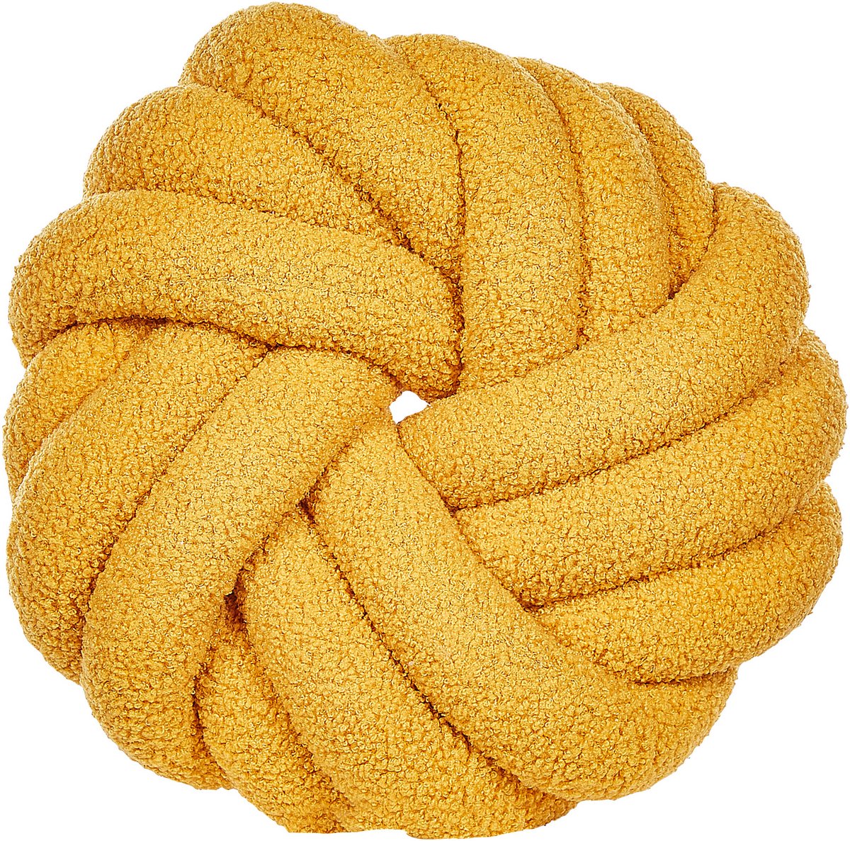 AKOLA - Sierkussen - Bruin - 31 x 31 cm - Bouclé