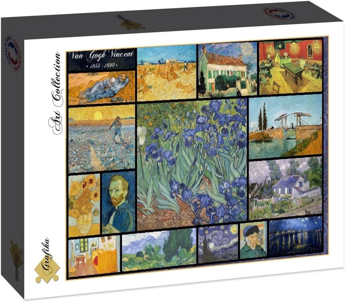 Puzzel 2000 stukjes - Legpuzzel Kunst - Ontspanning Thuis - Collage Meesterwerken - 2000 Stukjes